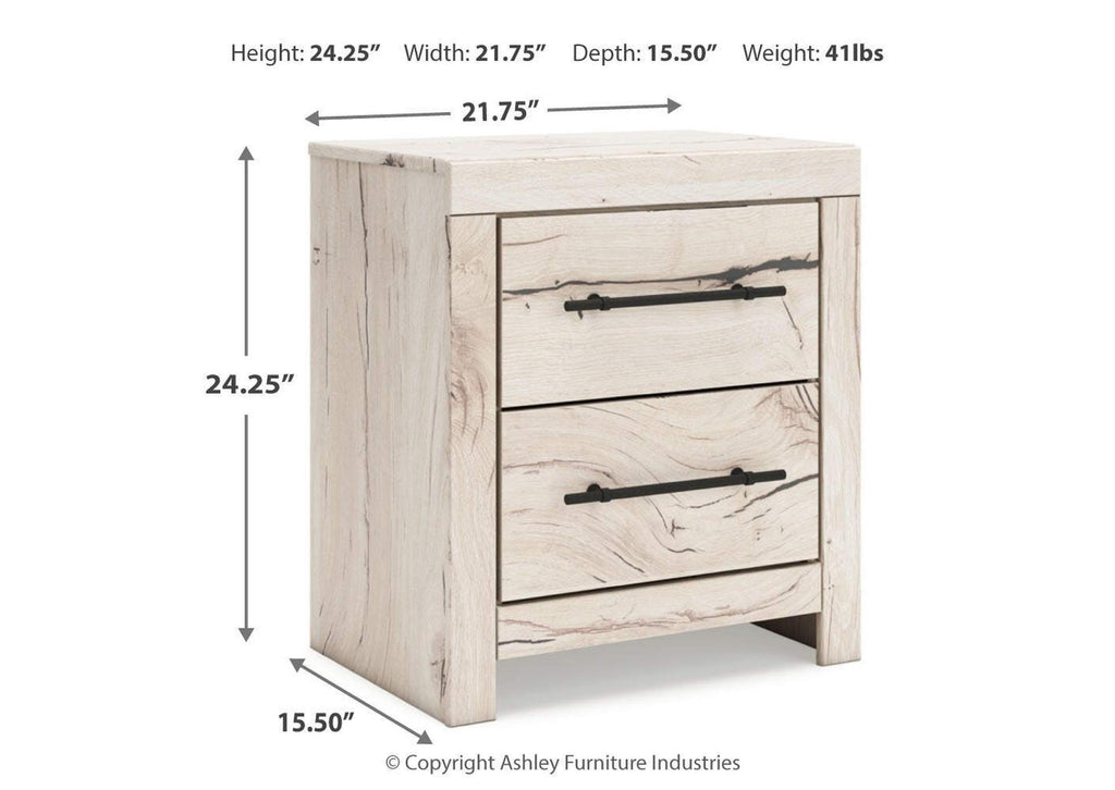 Lawroy Full Panel Storage Bed with Mirrored Dresser, Chest and Nightstand dimensions