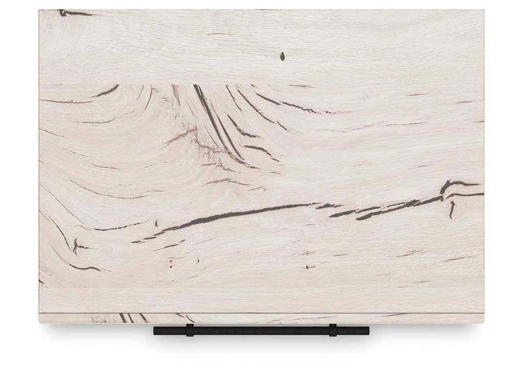 Lawroy Twin Panel Headboard with Mirrored Dresser and Nightstand