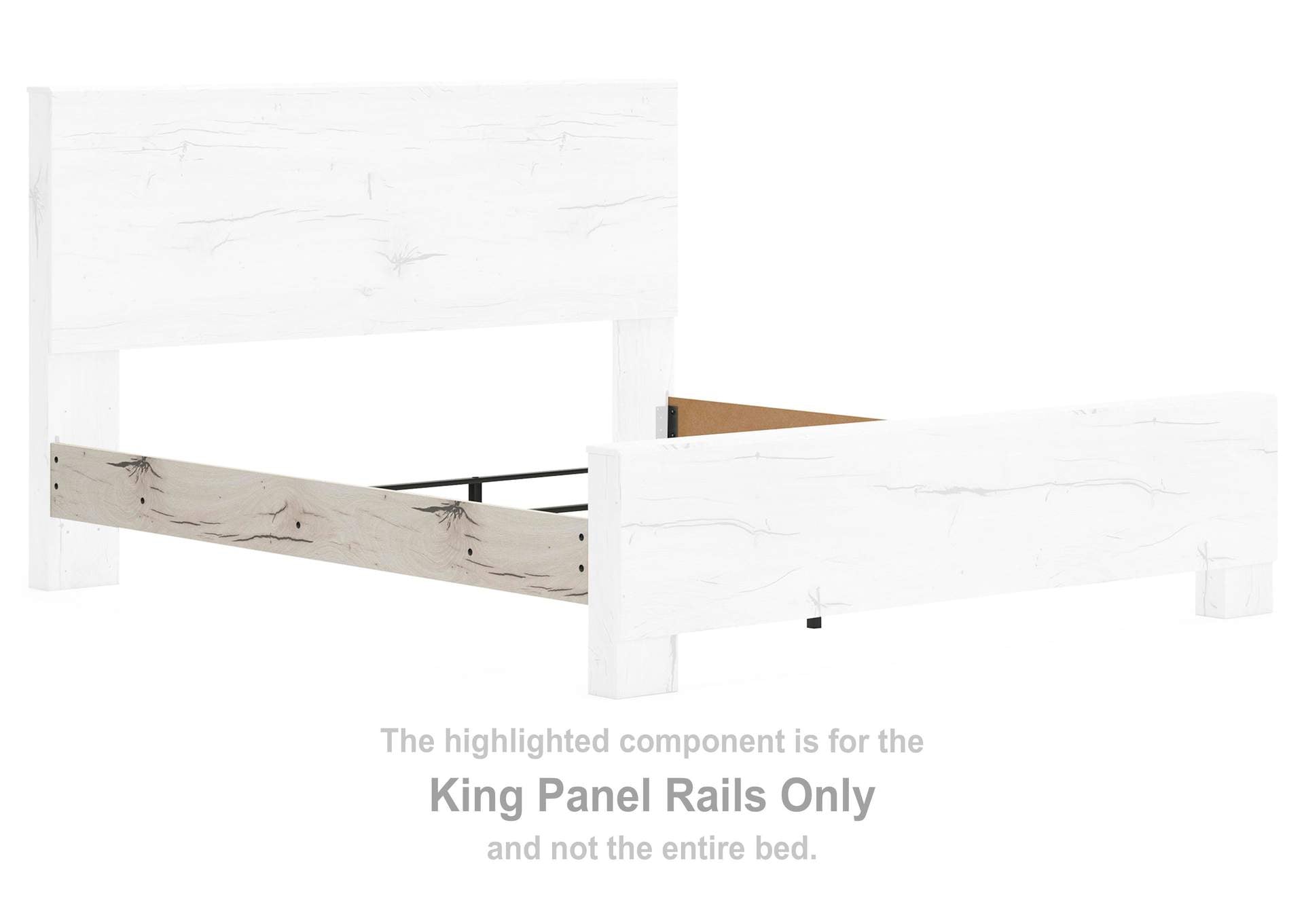 Lawroy King Panel Bed, Dresser, Mirror and Nightstand