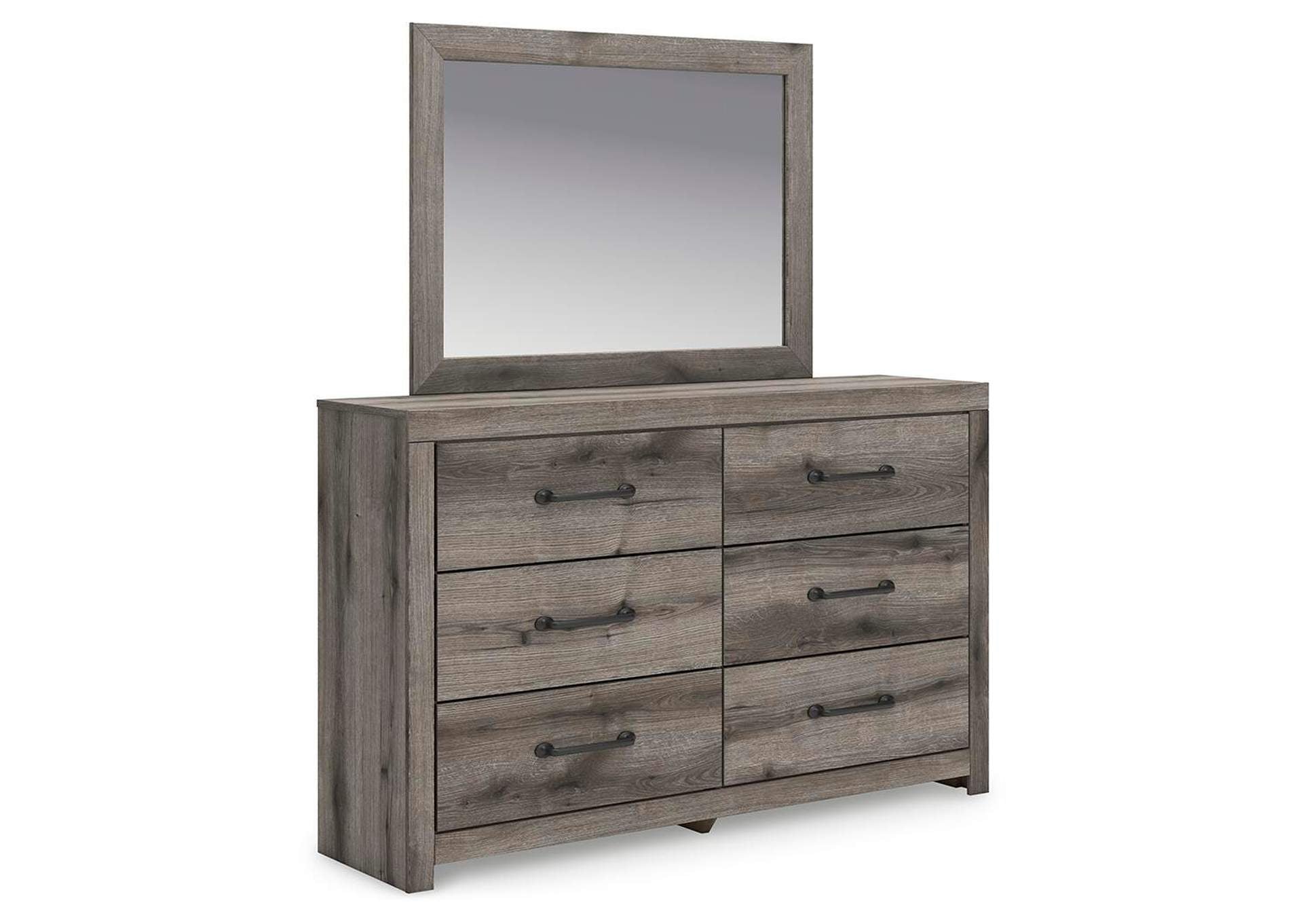 Urbanoore Queen Panel Bed, Dresser, Mirror and 2 Nightstands angled view