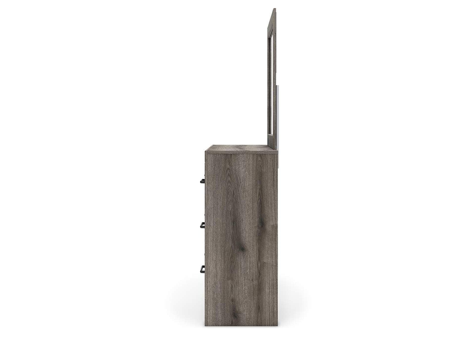 Urbanoore Twin Panel Storage Bed, Dresser, Mirror, Chest and Nightstand side view