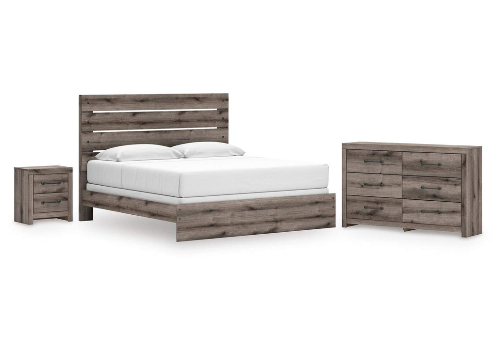 Urbanoore King Panel Bed, Dresser and Nightstand