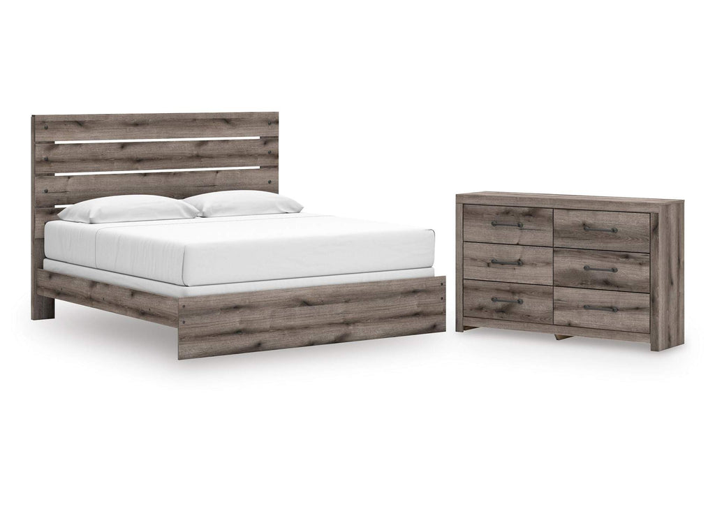 Urbanoore King Panel Bed and Dresser