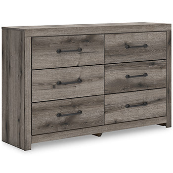 Graystorm Dresser in Brown Gray, angle view