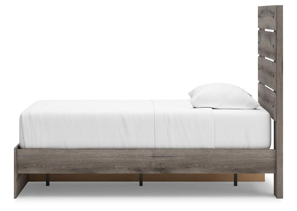 Urbanoore Twin Panel Storage Bed, Dresser, Mirror, Chest and 2 Nightstands side view