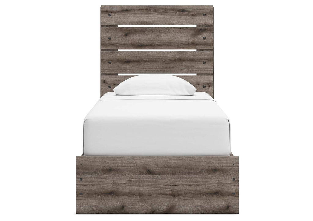 Urbanoore Twin Panel Bed with Storage and Dresser