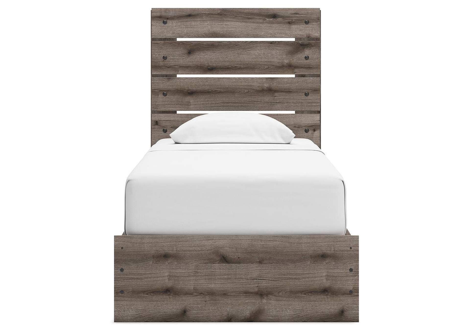 Urbanoore Twin Panel Bed with Storage and Dresser
