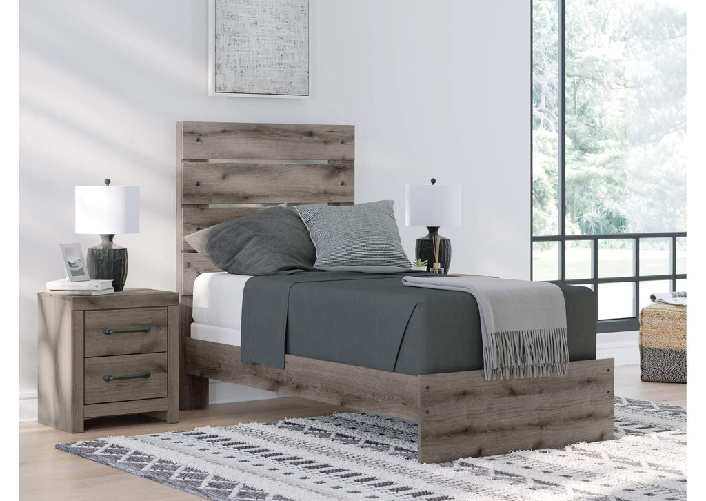 Urbanoore Twin Panel Bed, Dresser and Nightstand