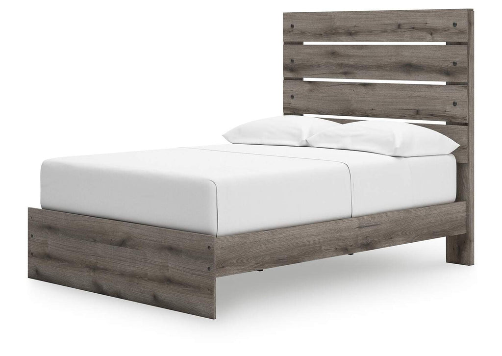 Urbanoore Full Panel Storage Bed, Dresser and Nightstand angled view