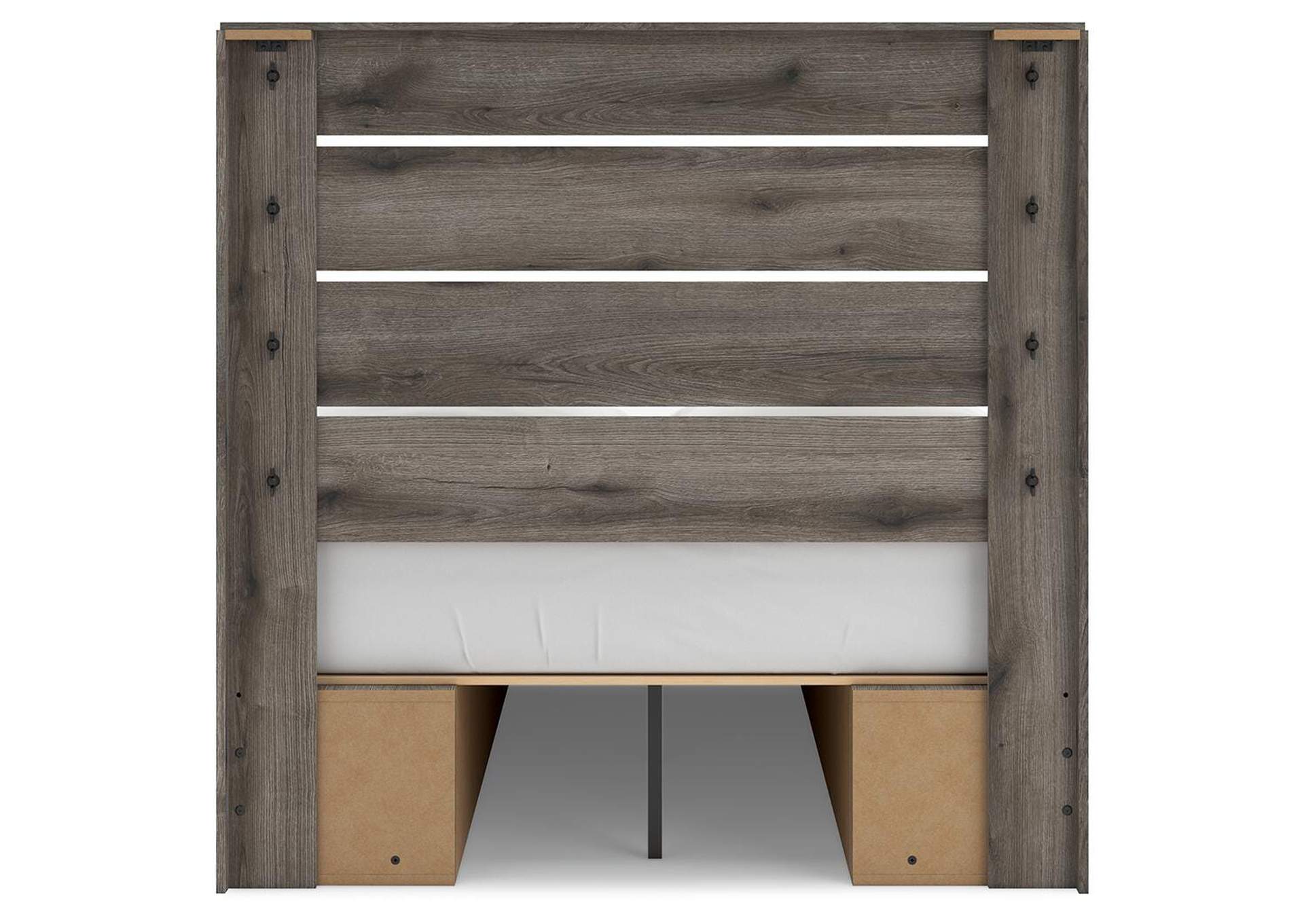 Urbanoore Full Panel Bed with Storage, Dresser and Nightstand