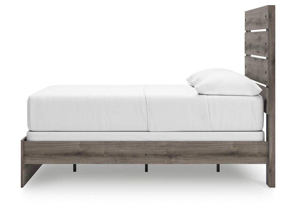 Urbanoore Full Panel Bed, Dresser and Nightstand side view