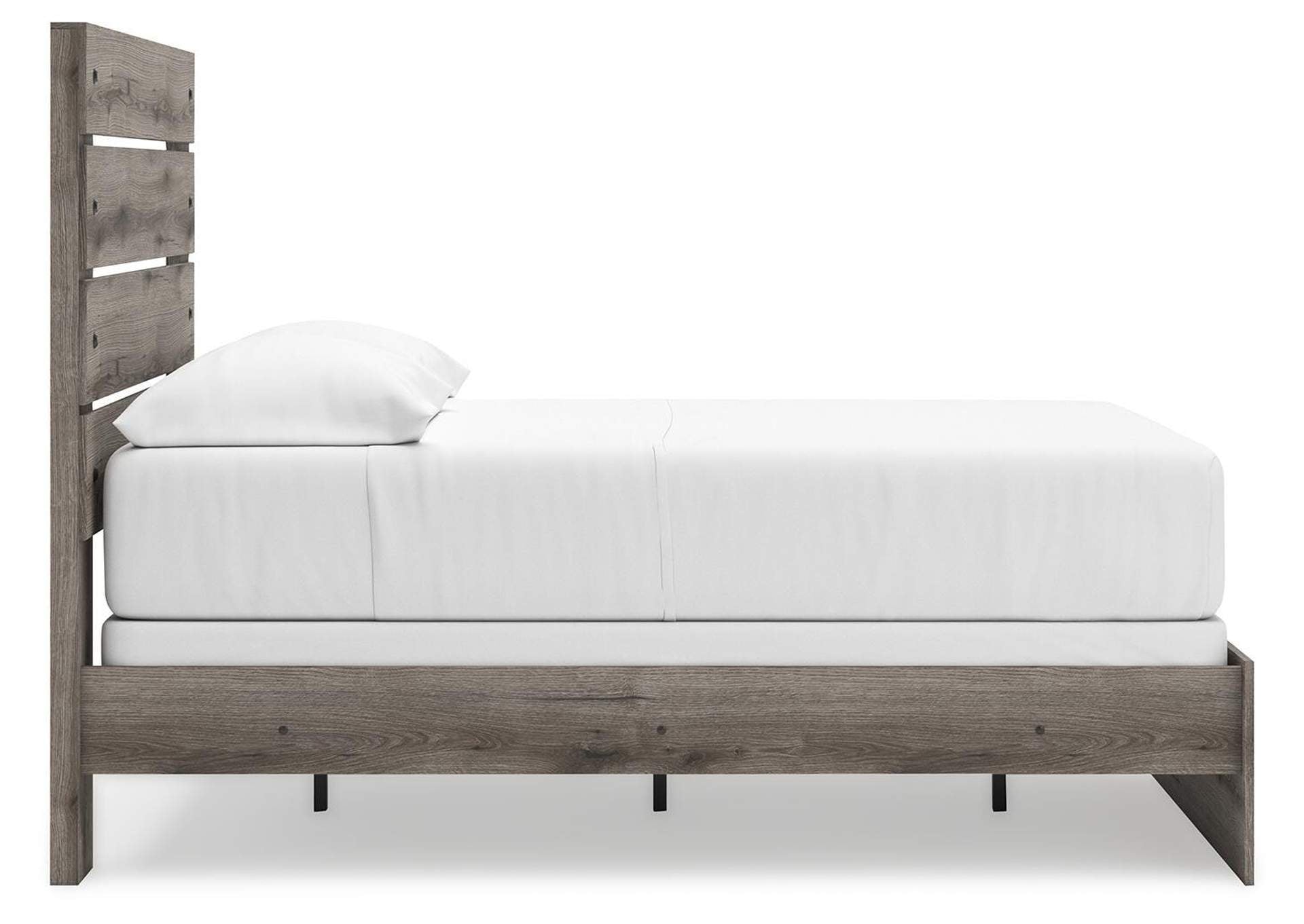Urbanoore Full Panel Bed, Dresser and Mirror side view