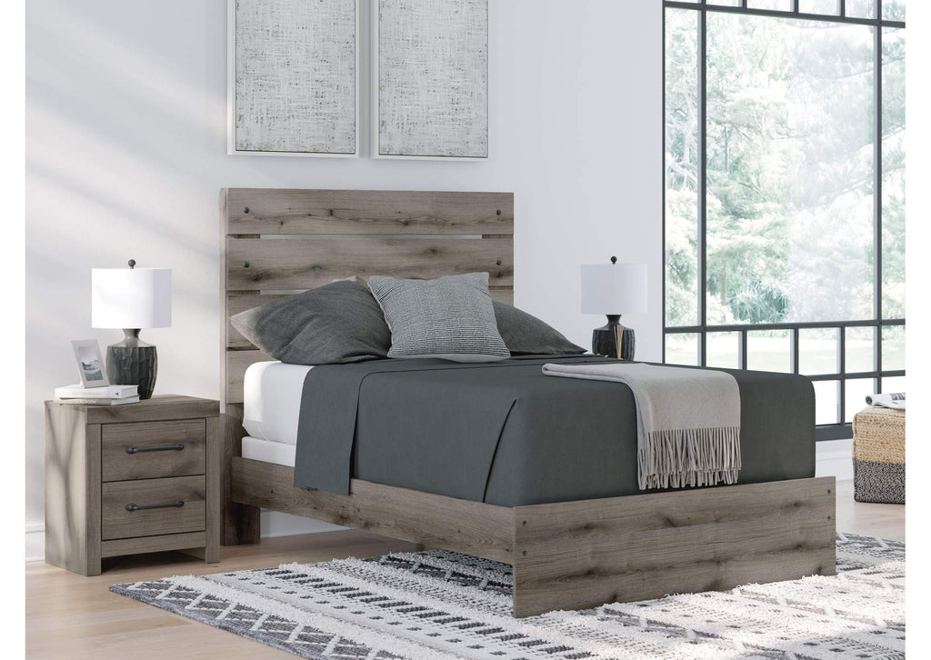 Urbanoore Full Panel Bed, Dresser and Nightstand