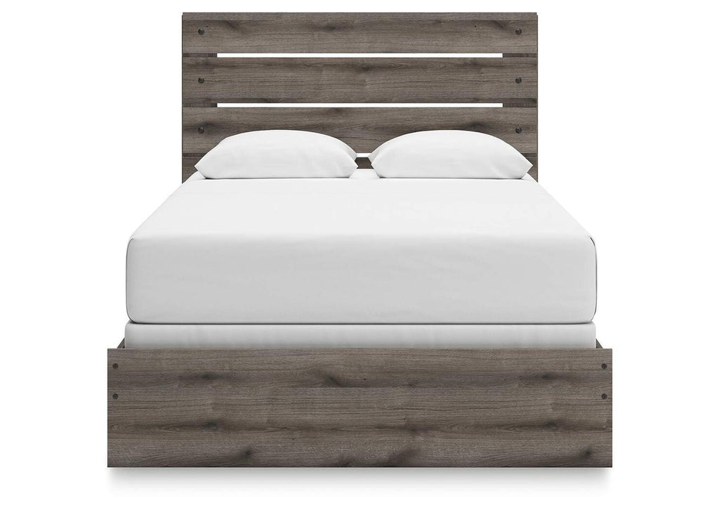 Urbanoore Queen Panel Bed, Dresser, Mirror, Chest and Nightstand front view