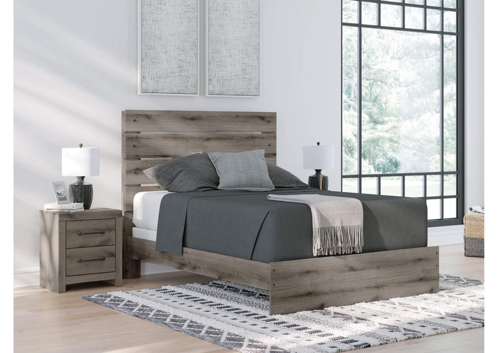 Urbanoore Queen Panel Bed, Dresser, Mirror and Chest