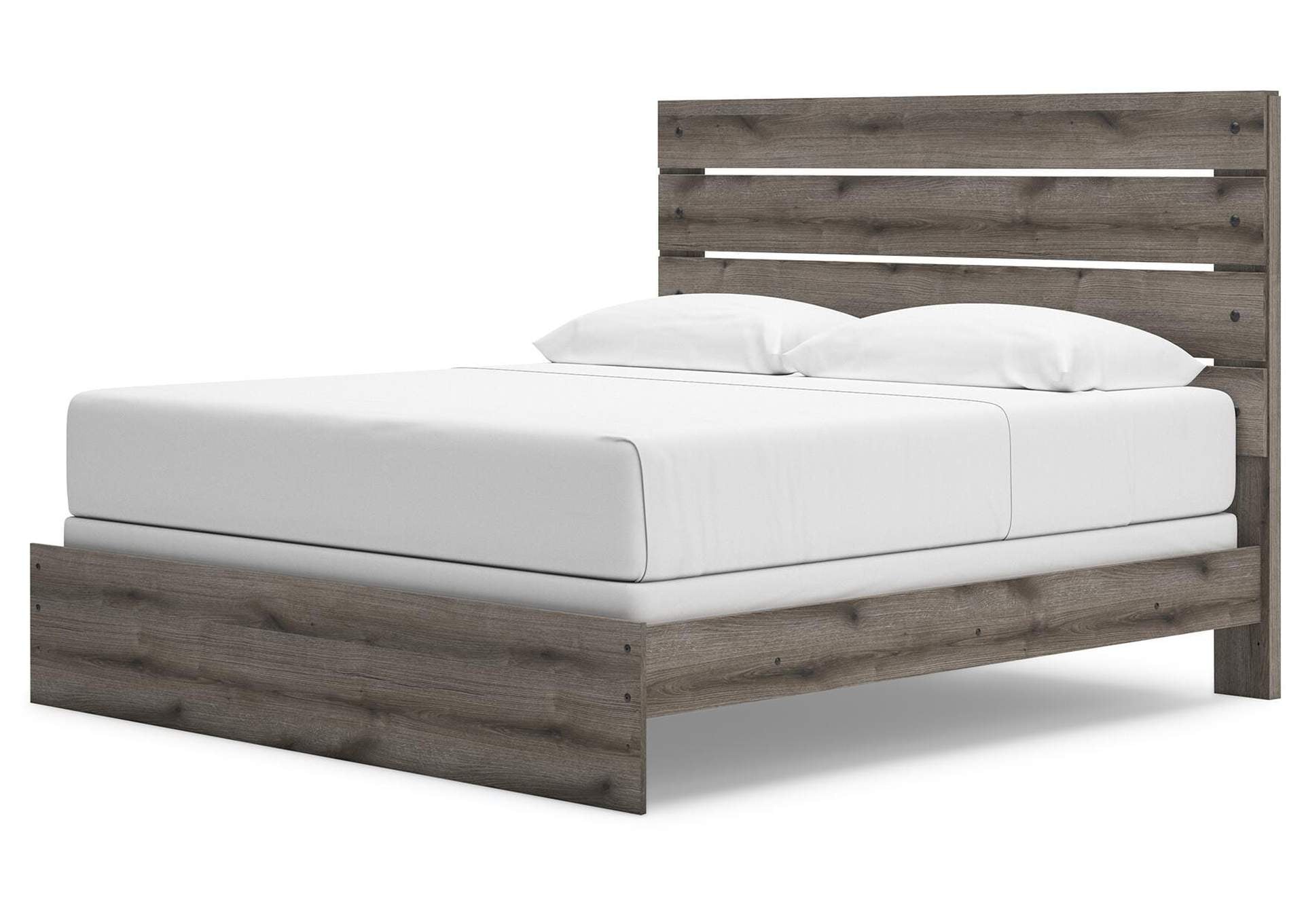 Urbanoore King Panel Bed, Dresser, Mirror, Chest and 2 Nightstands angled view