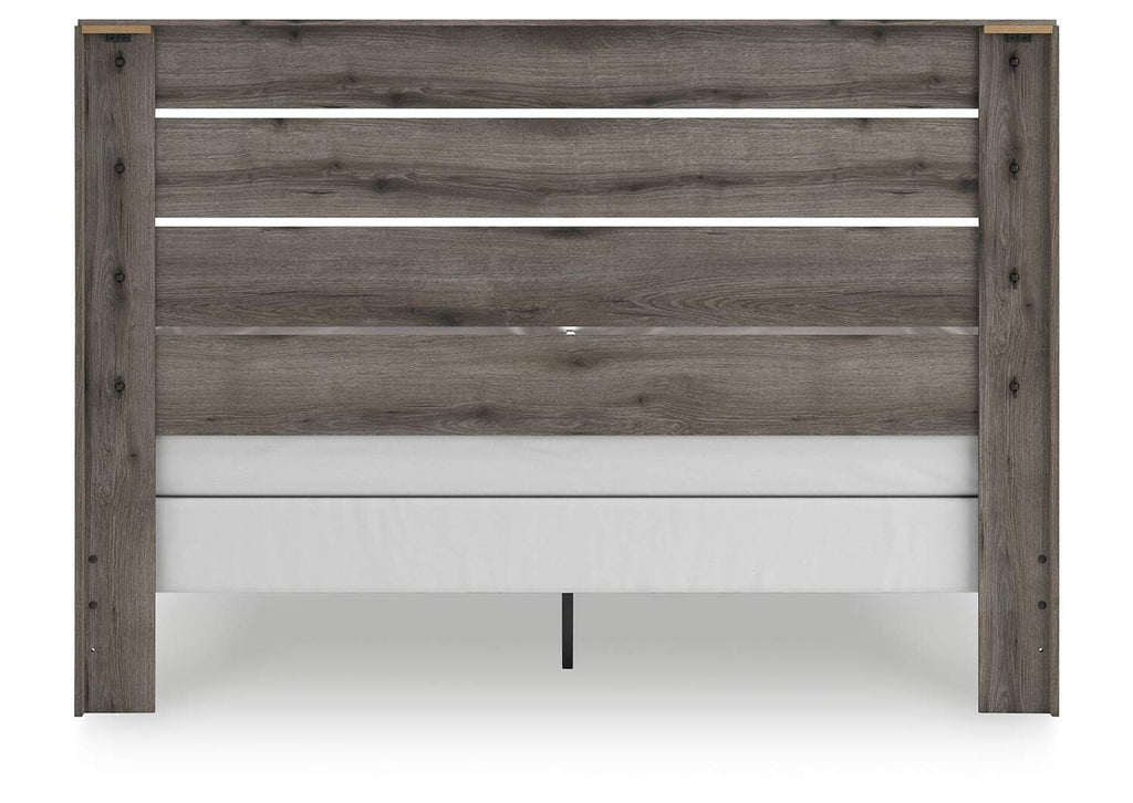 Urbanoore King Panel Bed, Dresser, Mirror and Nightstand