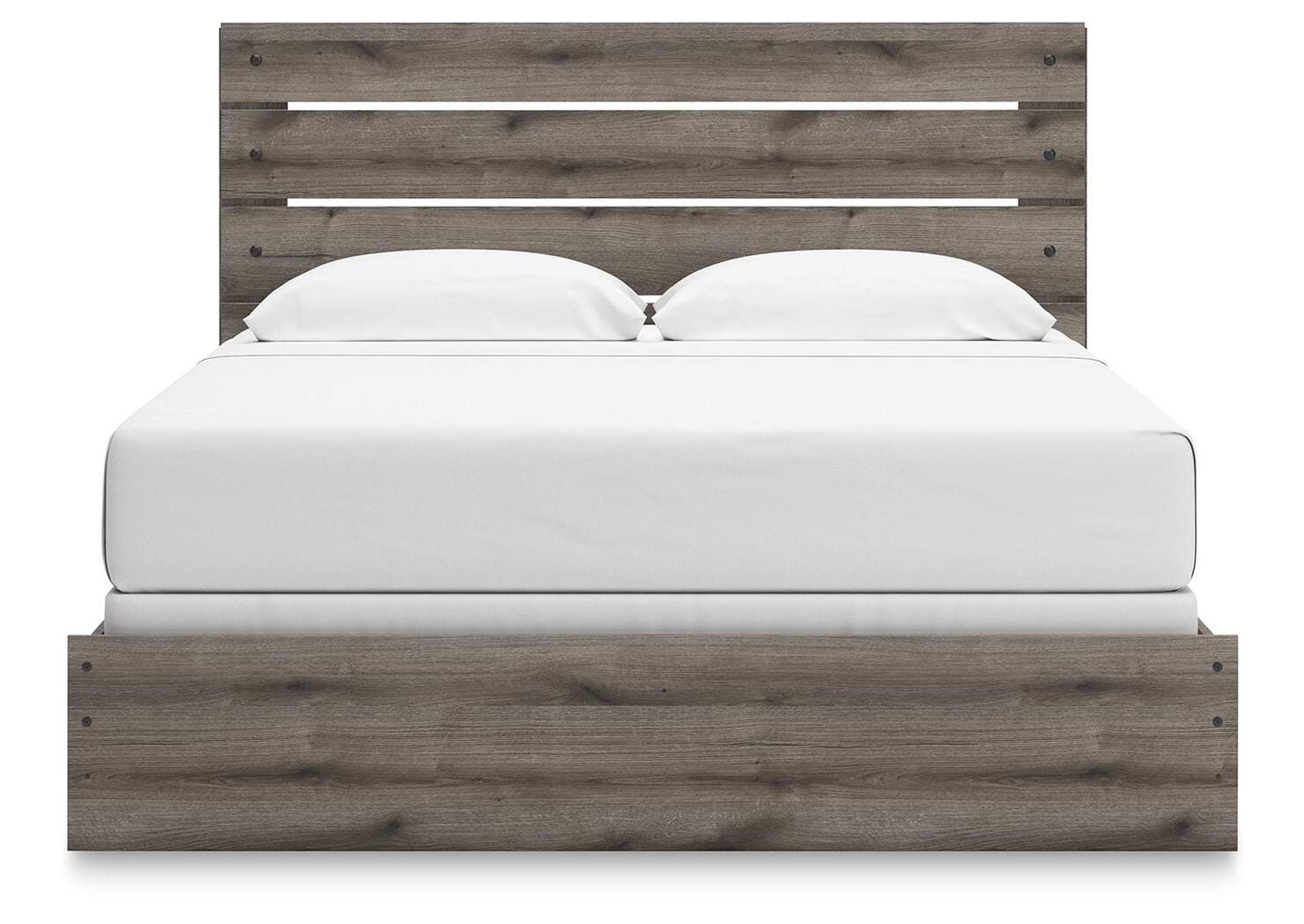 Urbanoore King Panel Bed, Dresser and Nightstand front view