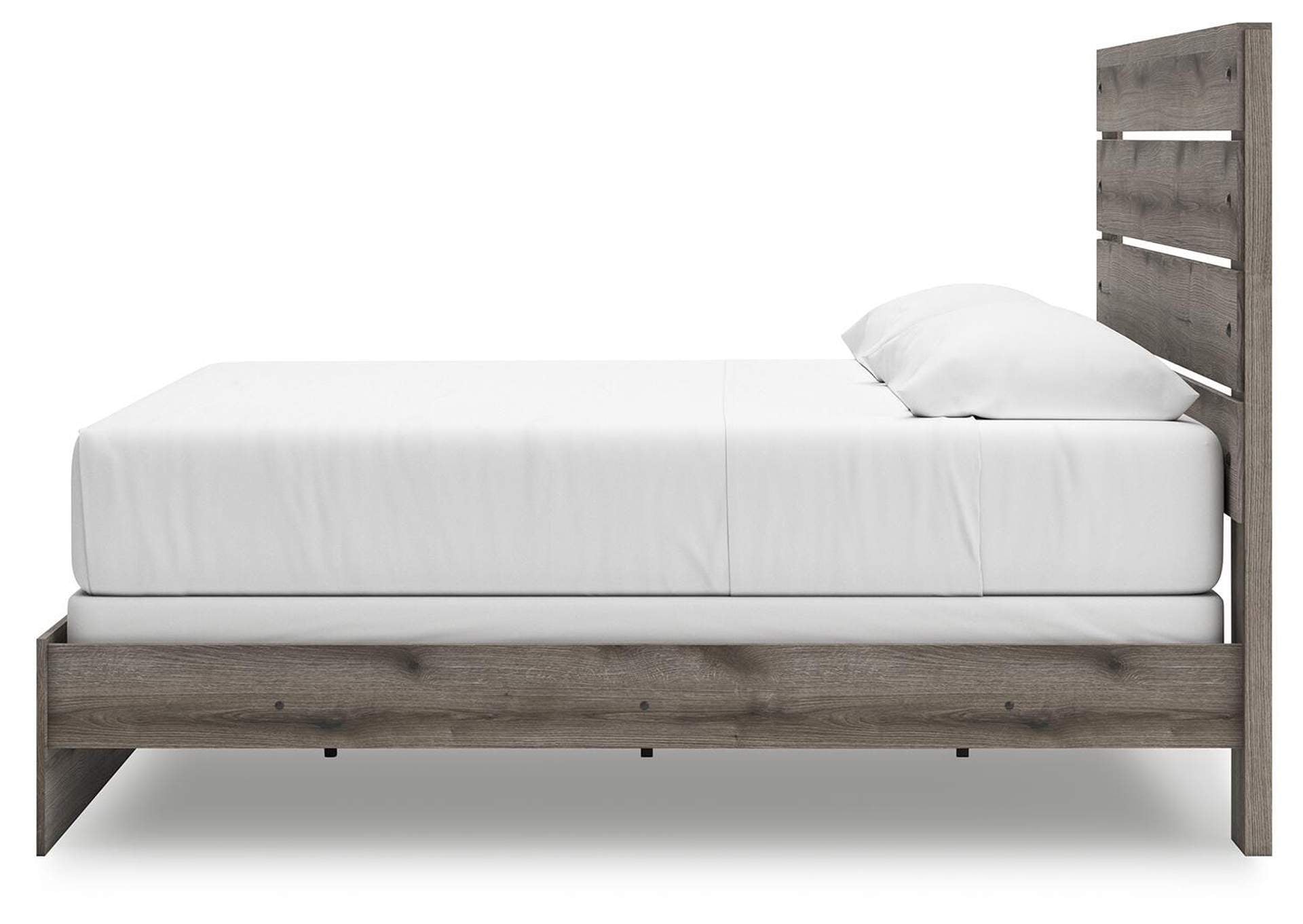 Urbanoore King Panel Bed, Dresser, Mirror and Chest side view