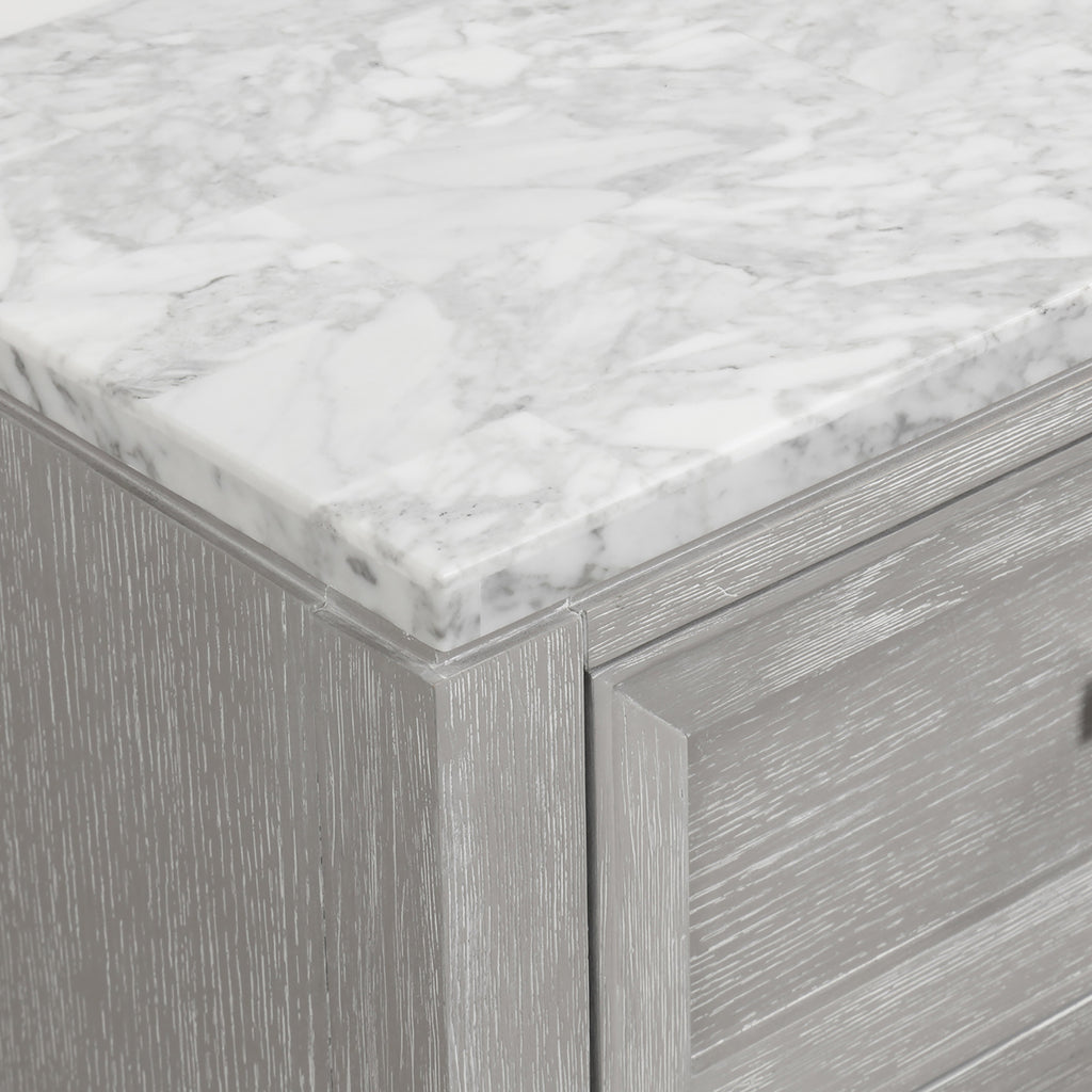 Fiona Nightstand-Mist Gray