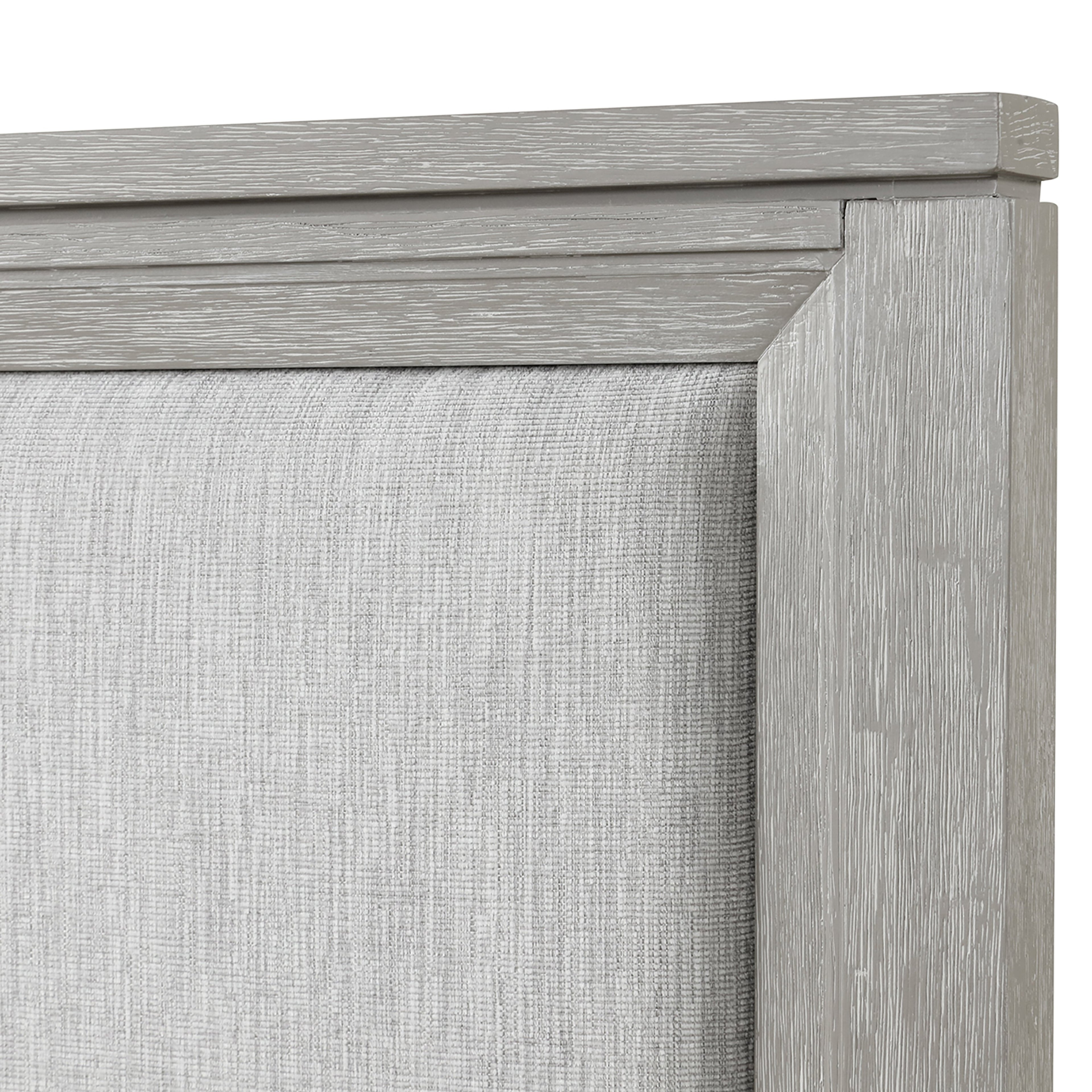 Fiona King Bed - Mist Gray