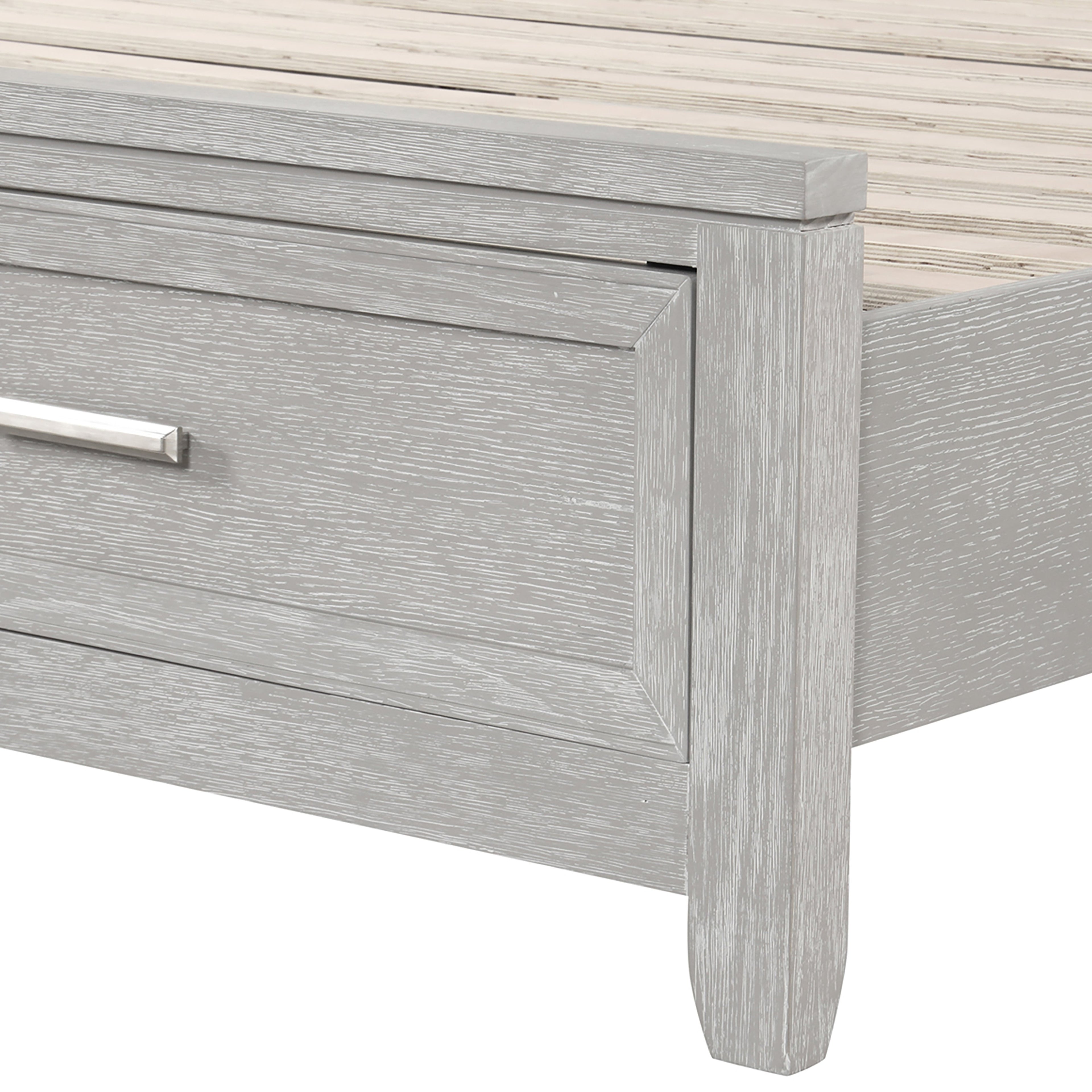 Fiona King Bed - Mist Gray