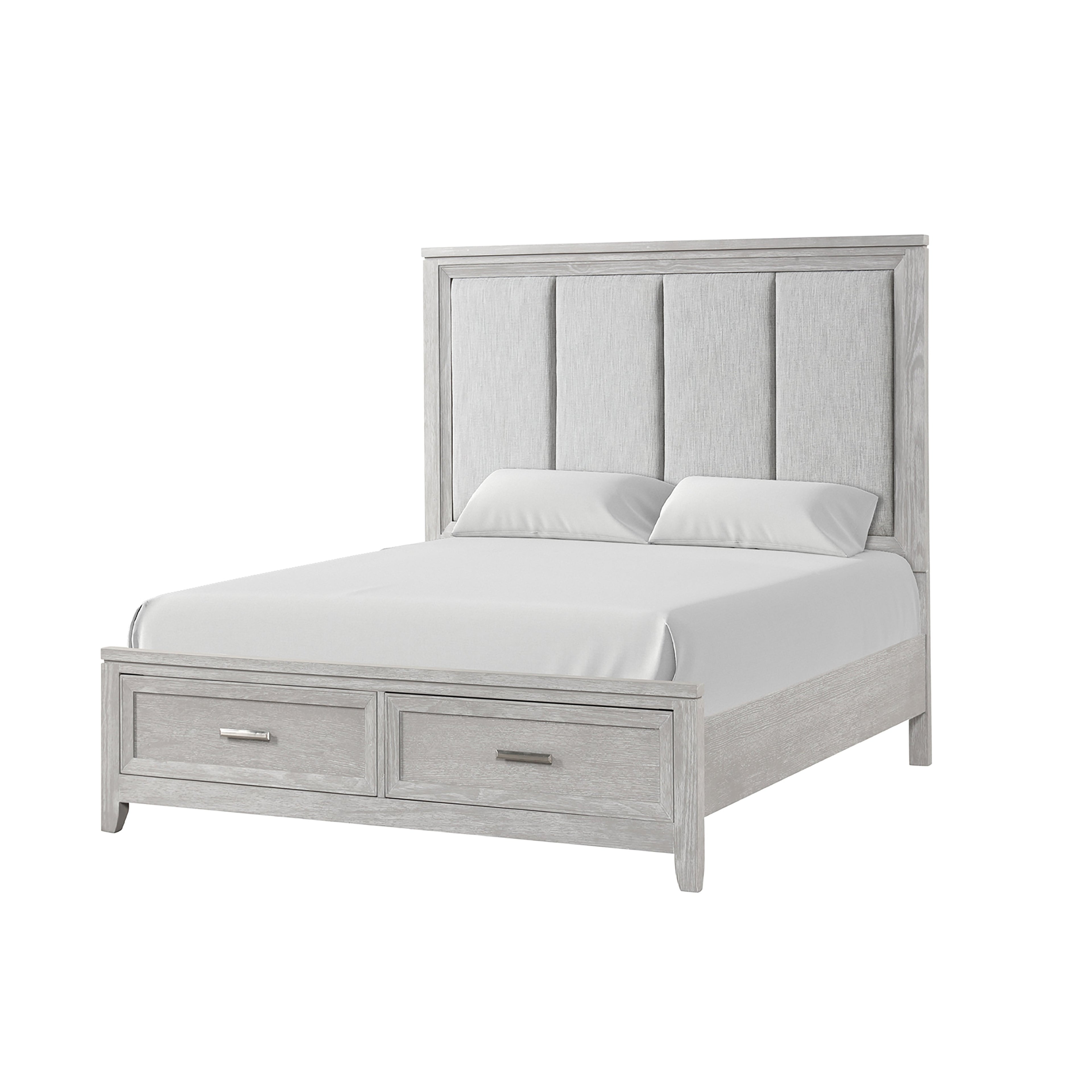 Fiona 5''0" Queen Bed - Mist Gray