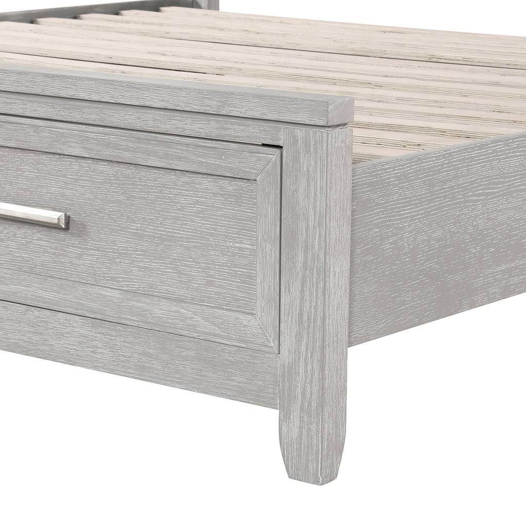Fiona 5''0" Queen Bed - Mist Gray
