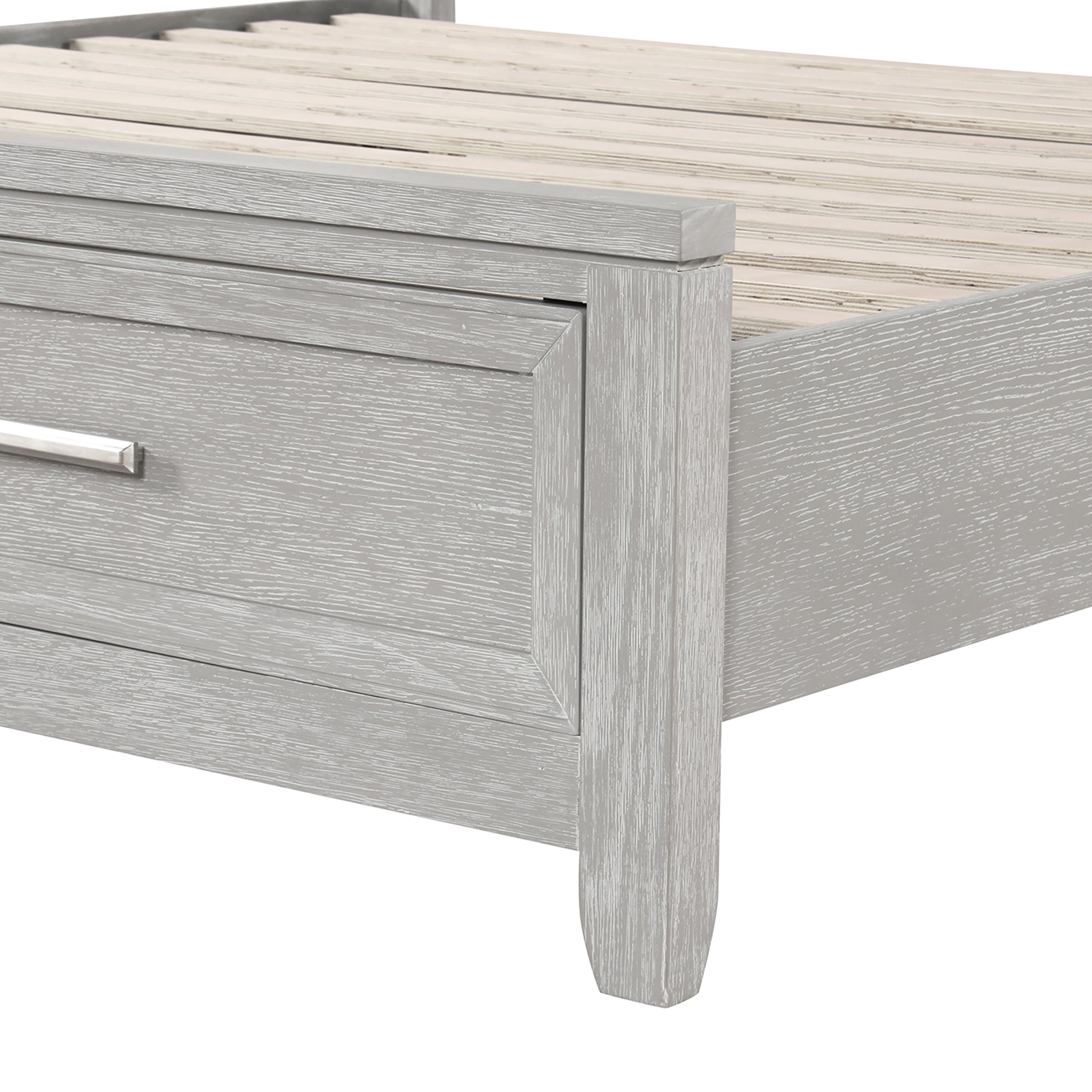 Fiona 5''0" Queen Bed - Mist Gray