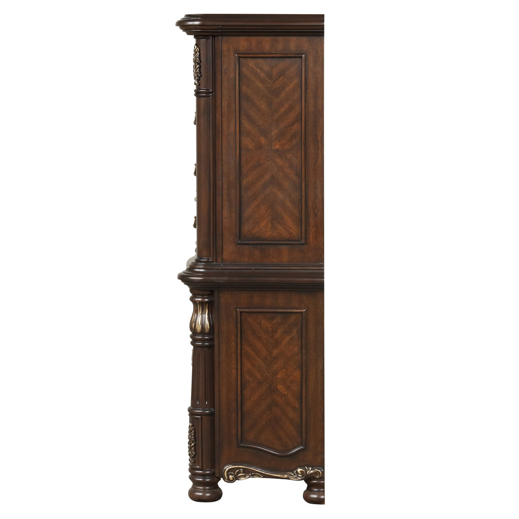 Bella Notte Chest Base- Mahogany Brown