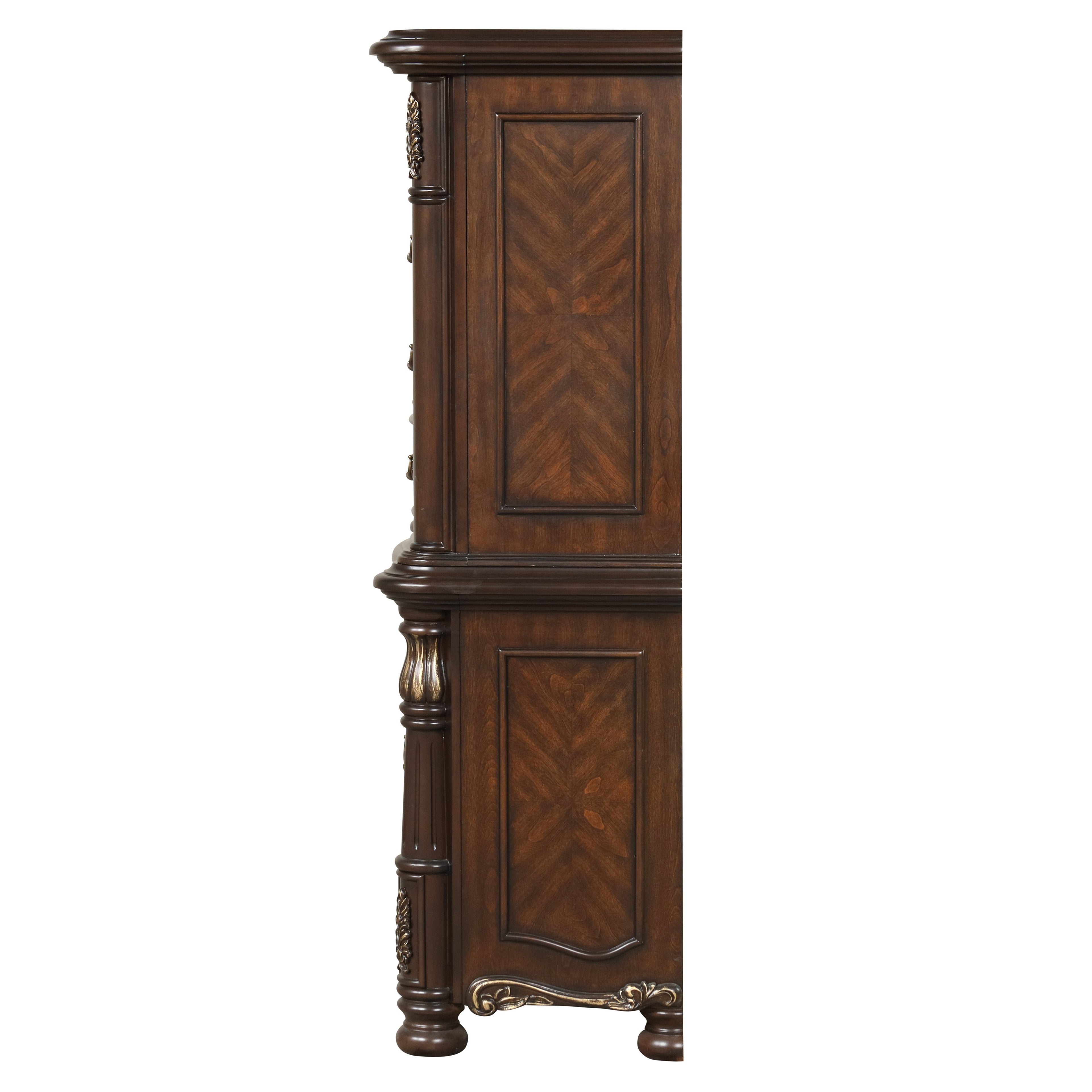 Bella Notte Chest Base- Mahogany Brown