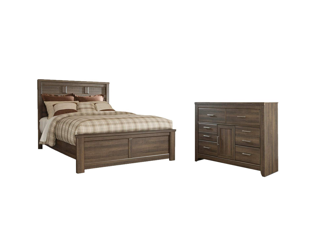 Juararo Queen Panel Bed with Dresser
