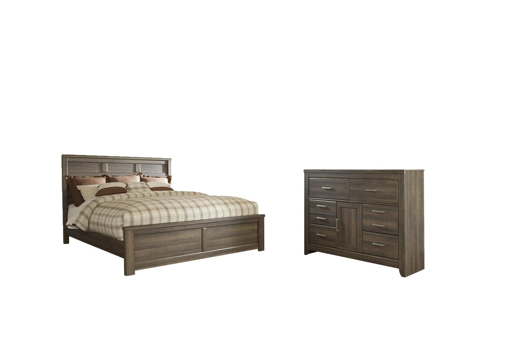 Juararo King Panel Bed with Dresser