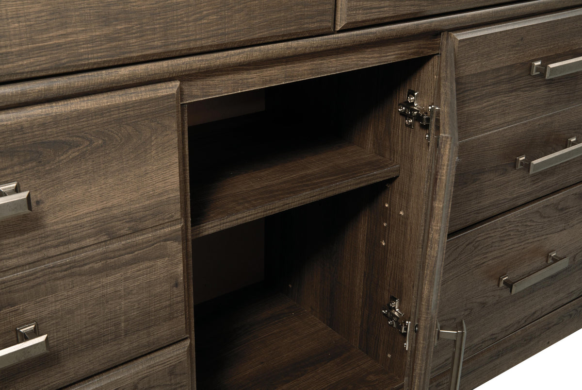 Juararo Dresser in Dark Brown, detail view