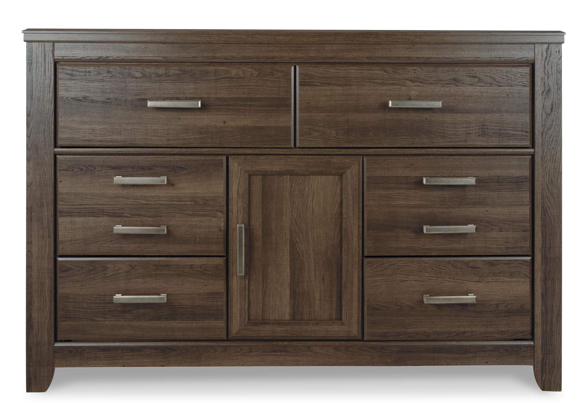 Juararo Queen Poster Bed with Dresser front view