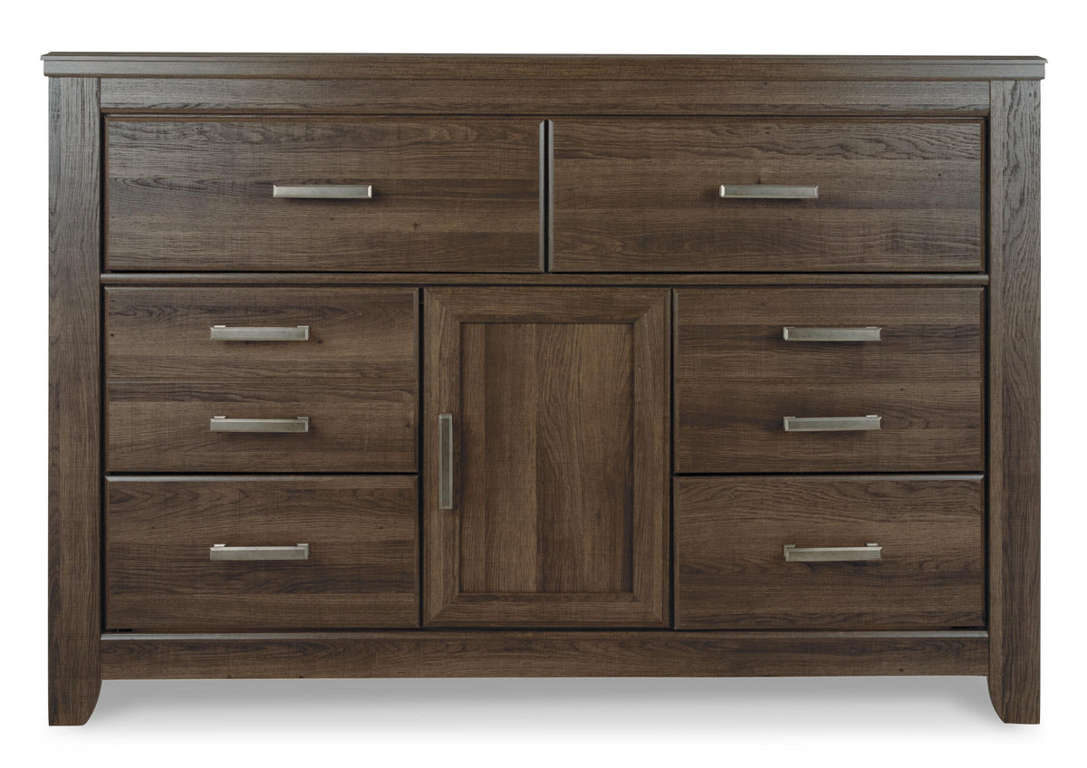 Juararo Dresser in Dark Brown, front view