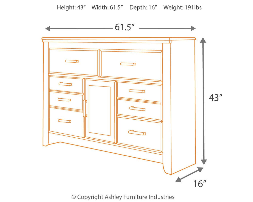 Juararo Dresser in Dark Brown, alternate view 11