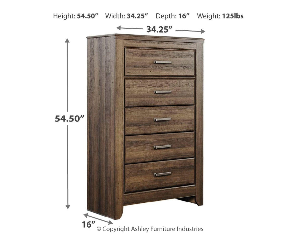 Juararo Chest of Drawers in Dark Brown, alternate view 9