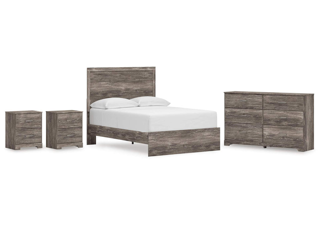 Ralinksi Full Panel Bed, Dresser and 2 Nightstands