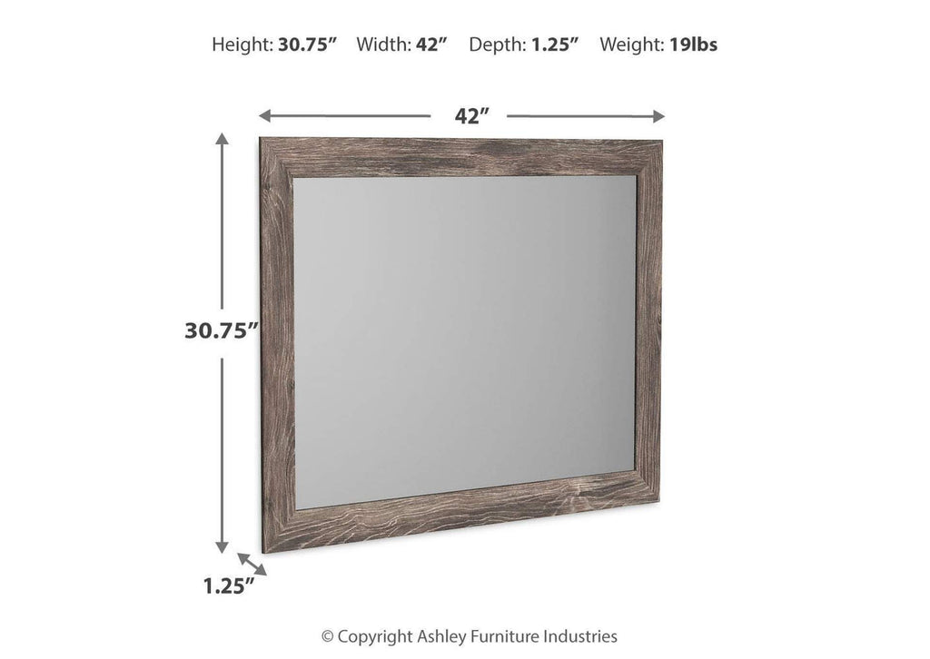 Ralinksi Bedroom Mirror dimensions