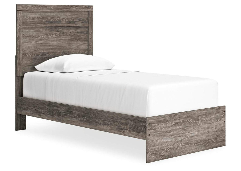 Ralinksi Twin Panel Bed, Dresser and 2 Nightstands angled view