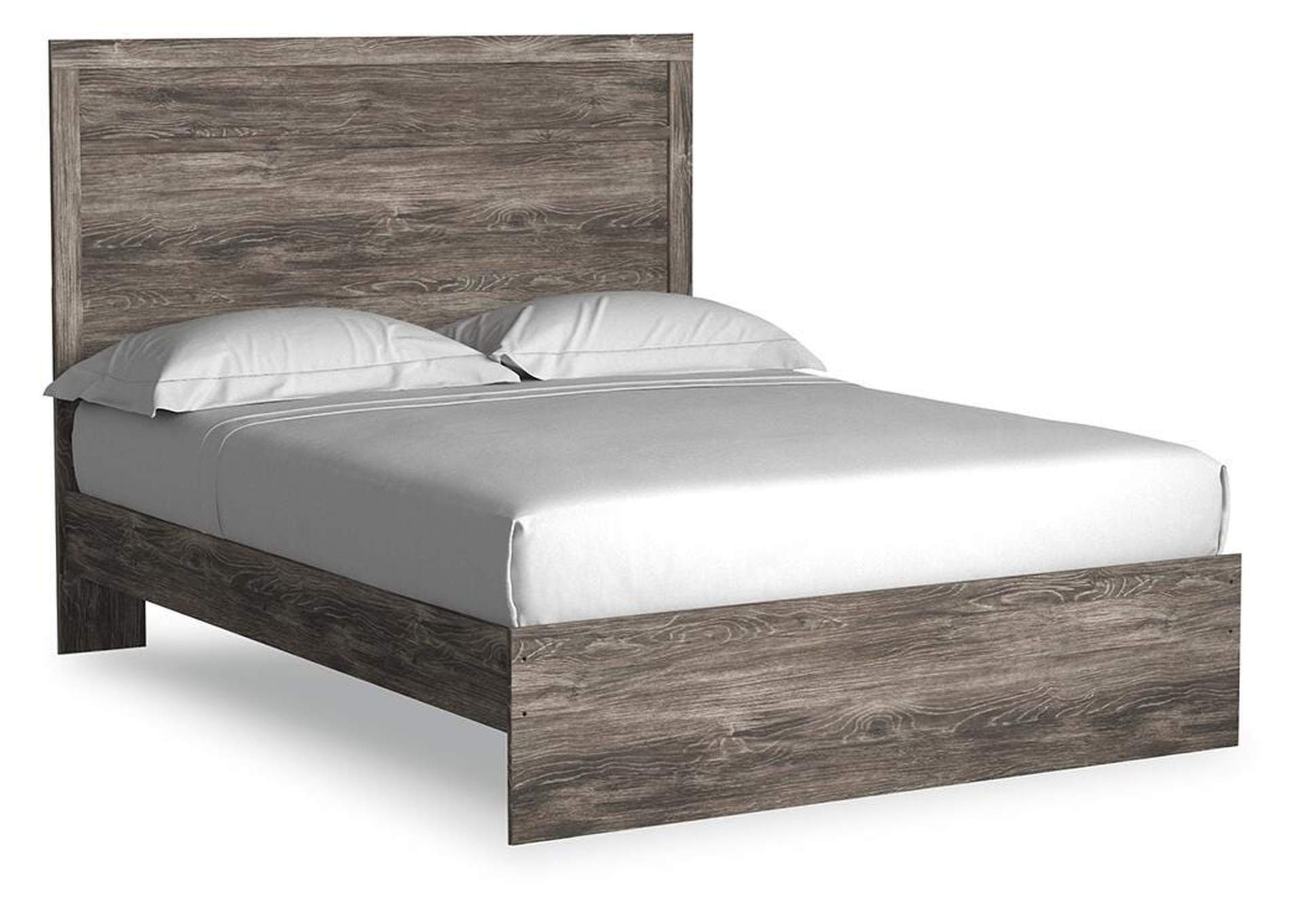 Ralinksi Queen Panel Bed, Dresser, Mirror, Chest and 2 Nightstands angled view