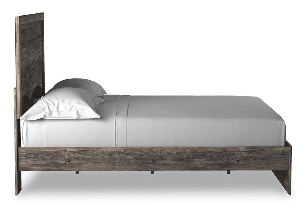 Ralinksi Queen Panel Bed and 2 Nightstands side view