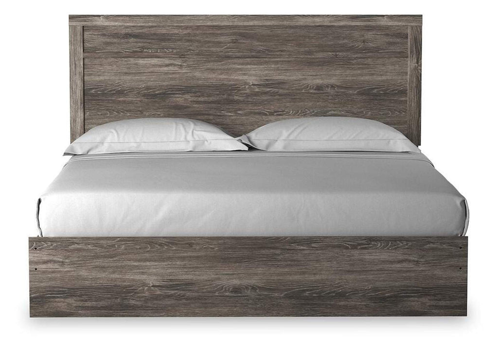 Ralinksi King Panel Bed, Dresser and 2 Nightstands front view