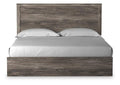 Ralinksi King Panel Bed with Mirrored Dresser and Chest