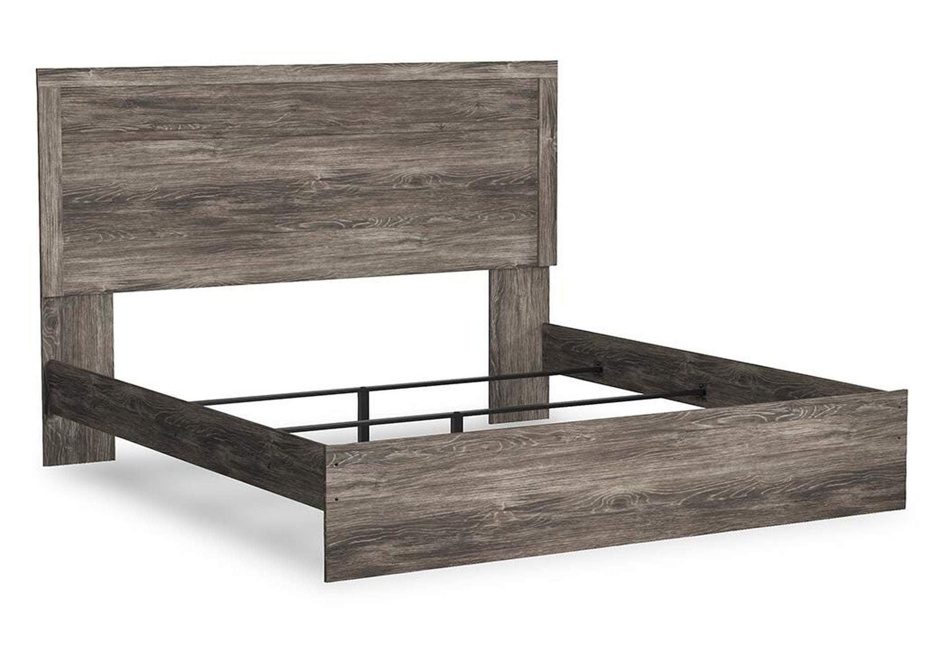 Ralinksi King Panel Bed, Dresser, Mirror and 2 Nightstands angled view