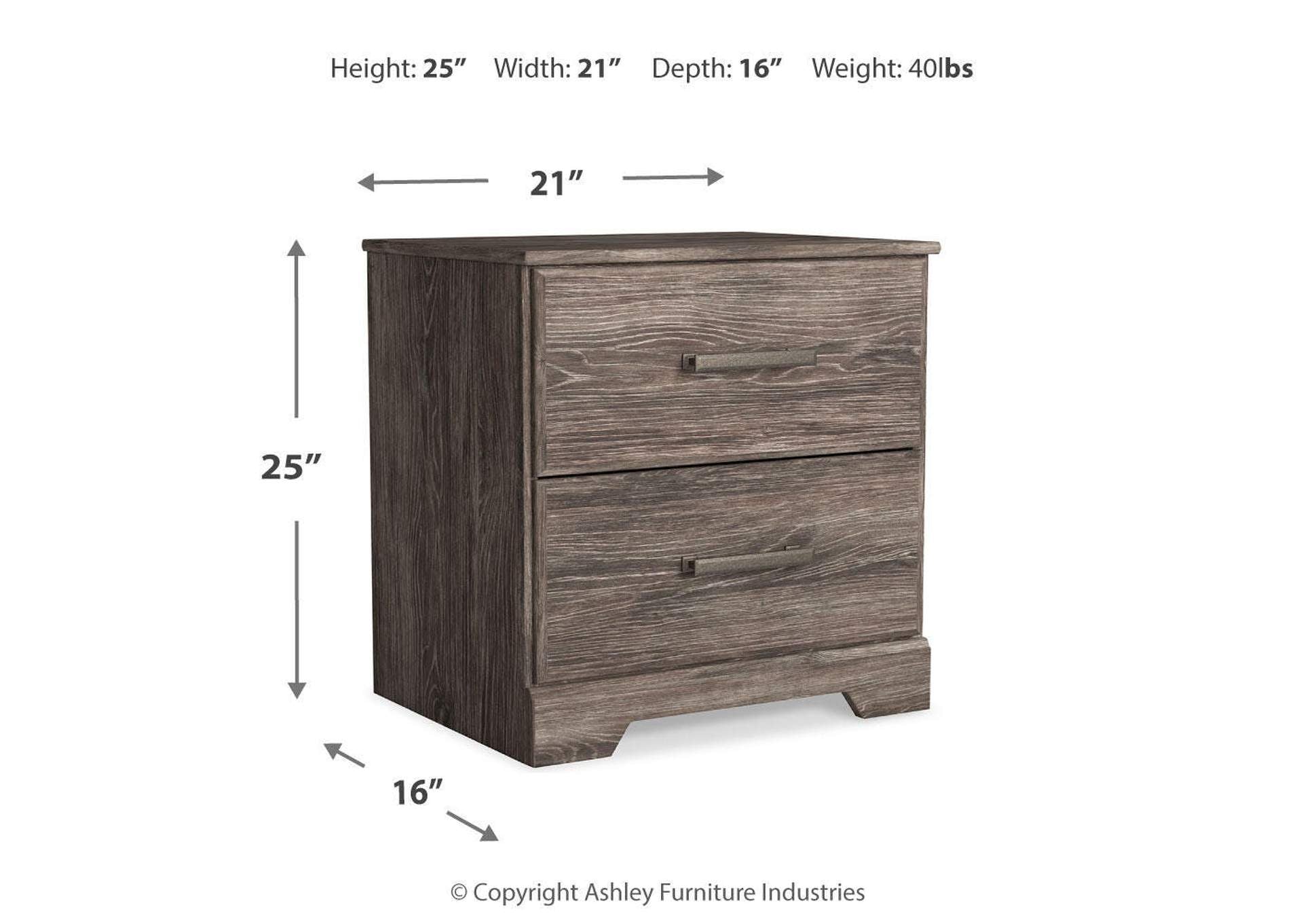 Ralinksi Queen Panel Bed, Dresser, Mirror, Chest and 2 Nightstands dimensions