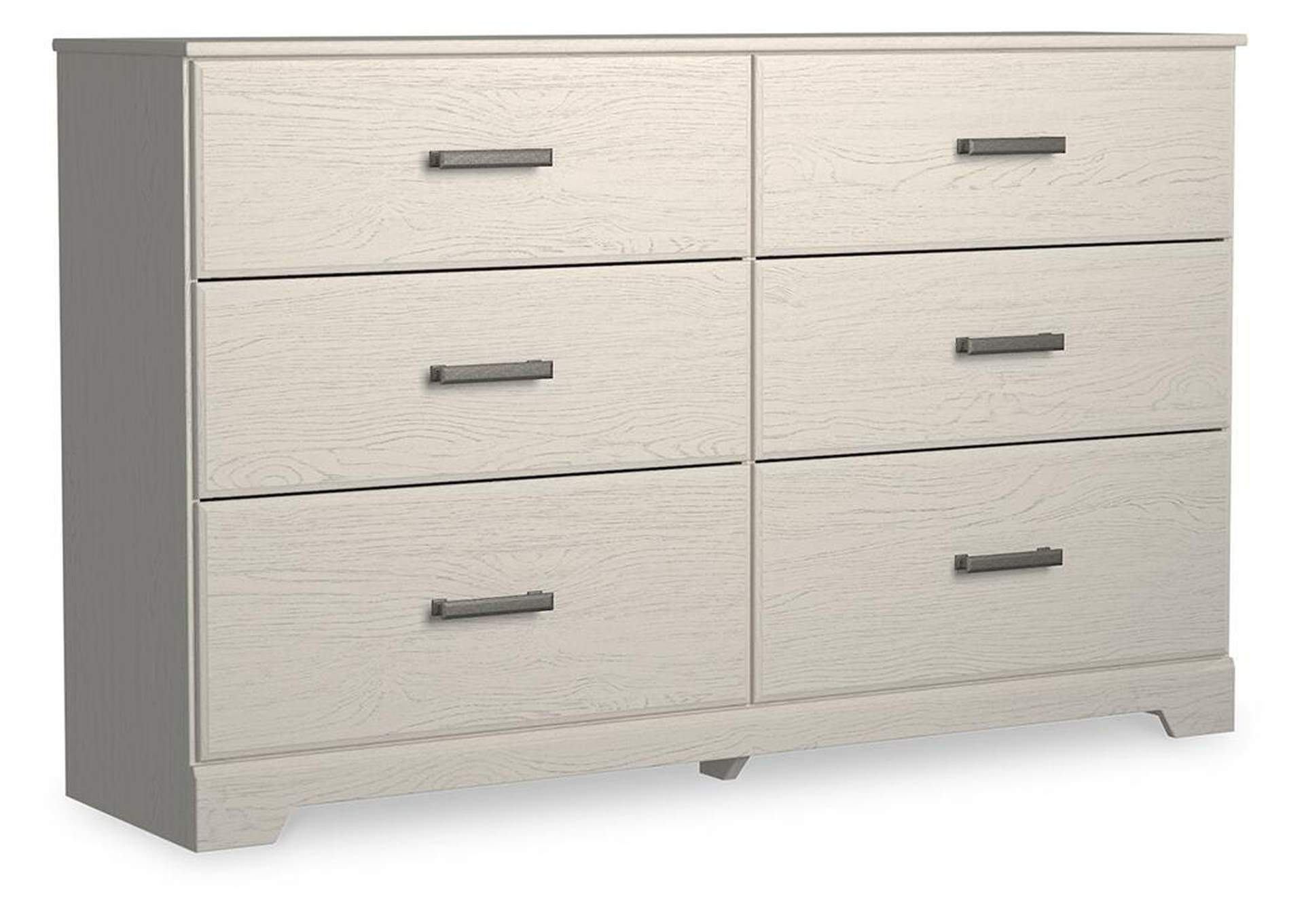 Stelsie Queen Panel Bed with Dresser and Nightstand angled view