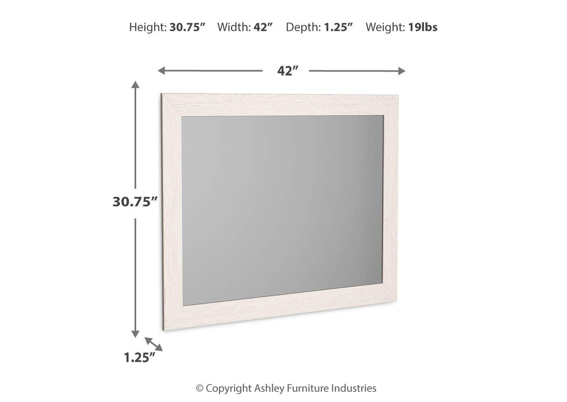 Stelsie Bedroom Mirror dimensions