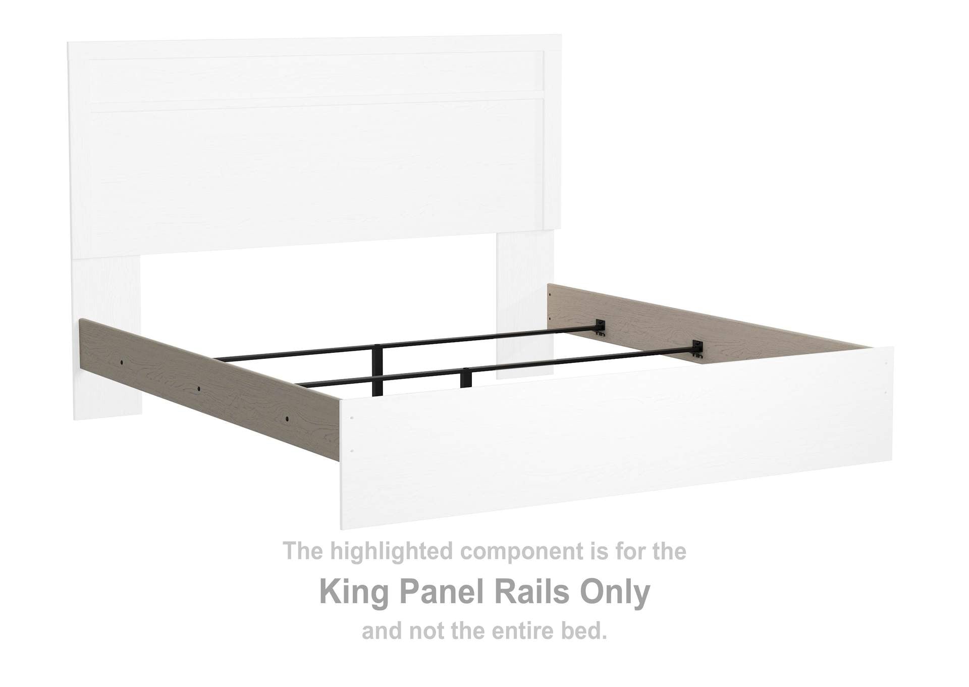 Stelsie King Panel Bed